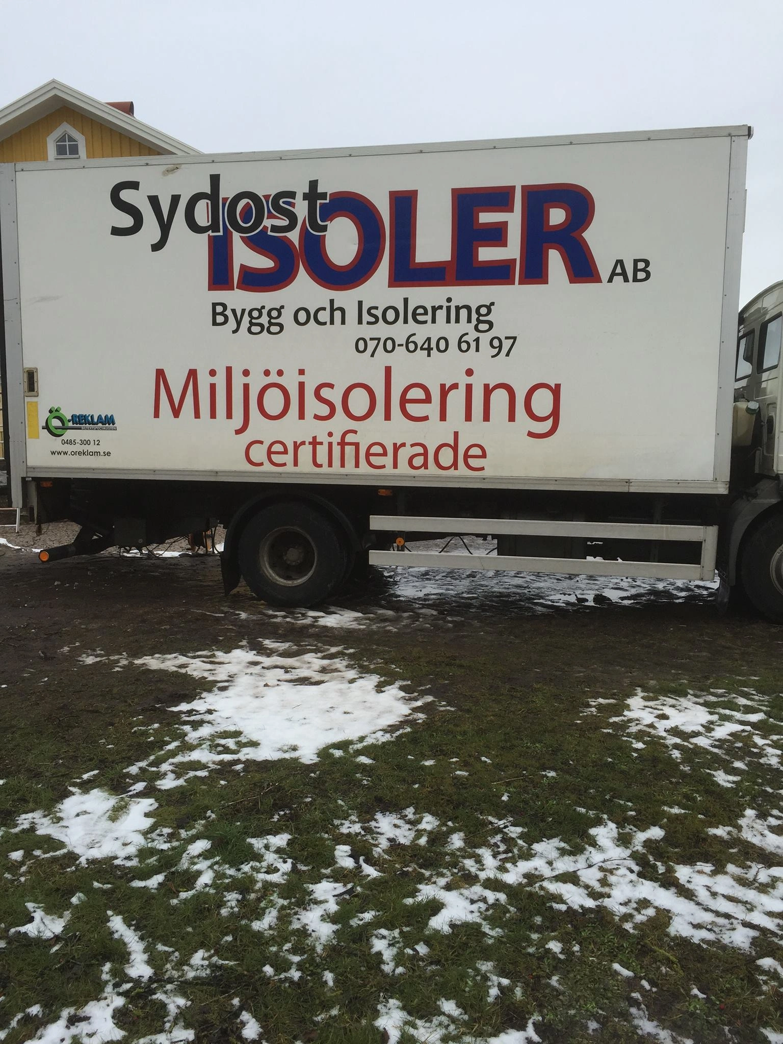 Sydost Isoler lastbil vintertid